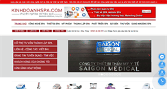 Desktop Screenshot of kinhdoanhspa.com